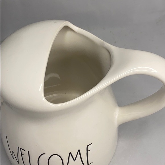 Rae Dunn WELCOME ceramic watering can New - Picture 2 of 2
